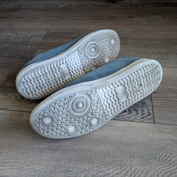 Beckett Simonon Men's Geller Casual Classic Suede Trainer Sneakers Grey Blue 11 - Picture 8 of 9